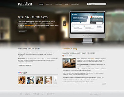 軟件服務商官網產品展示網站模板設計